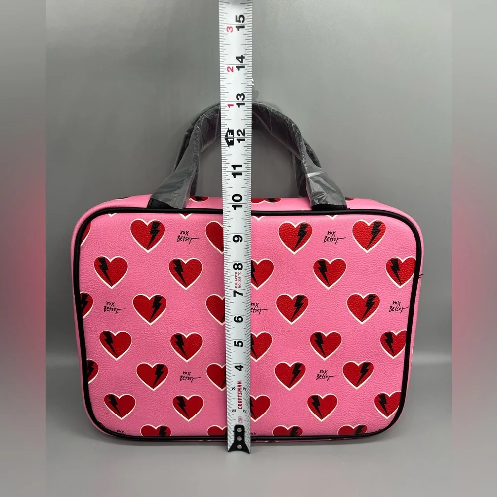 Betsey Johnson weekender cosmetics bag